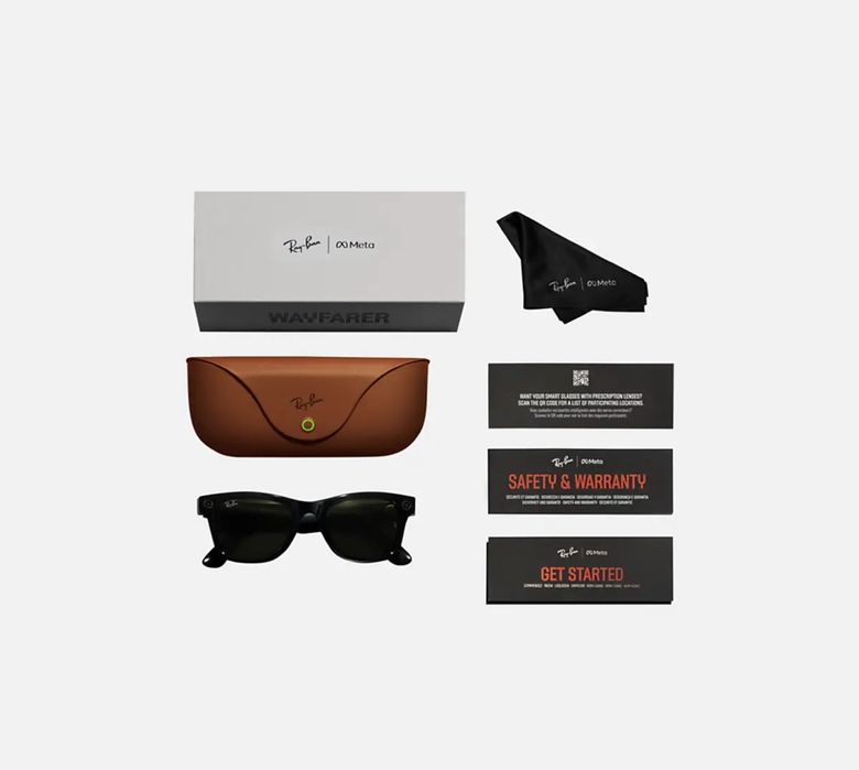 Rayban Meta wayfarer matte black gen2