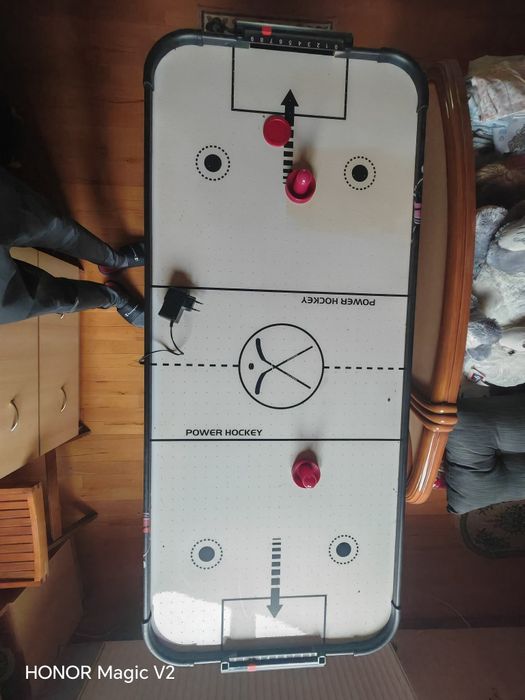 Masă Air Hockey electrică cu picioare/alimentator