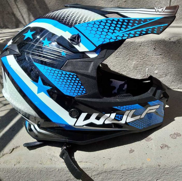 Мотокрос Каска WULF L размер.