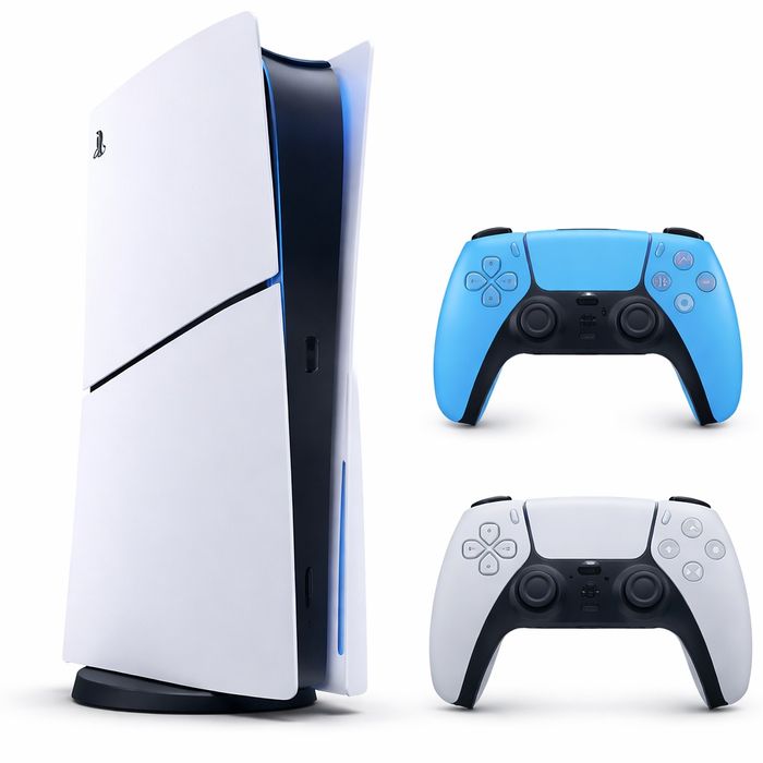 Playstation 5 slim с двумя dualsense