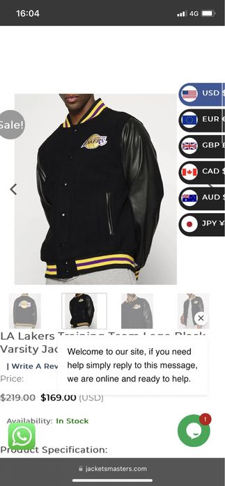 Geaca Lakers de la new era