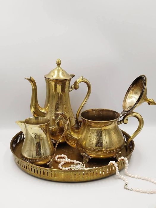 EEPNS silver plated ,Винтидж английски посребрен комплект
Винтидж