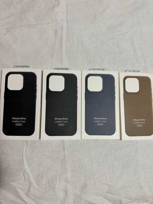 Huse MagSafe Iphone 15 , 16 - piele & silicon- noi la cutie sigilate