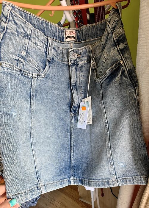Пола GUESS къса дънкова