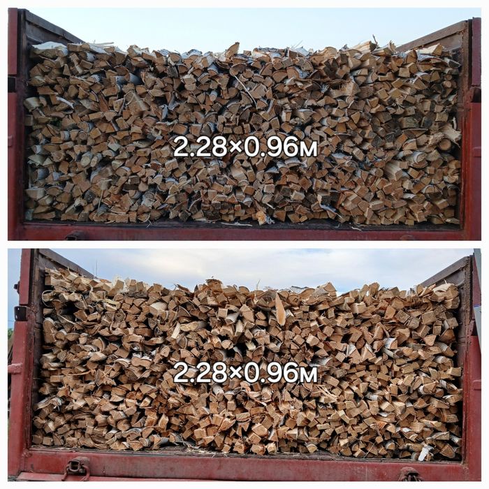 Дрова рубленые, берёза