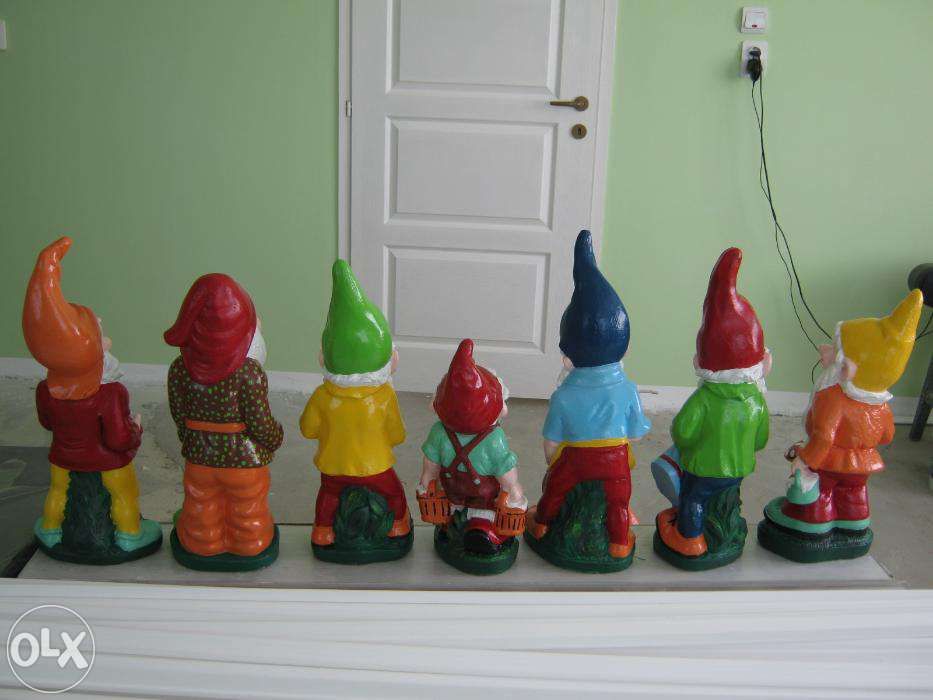 Pitici de gradina si Alba ca Zapada din beton (50cm.)