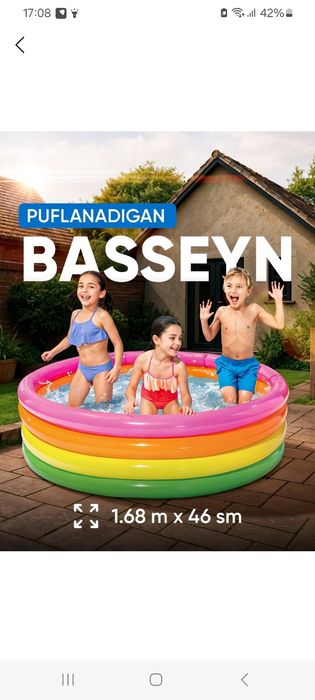 Basseyn bolajonlar uchun skidka narxida Бассейн