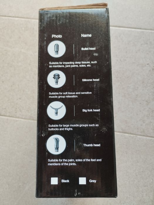 Aparat Masaj Pistol NOU, Burnnove XH-12V, Recuperare, 99 viteze