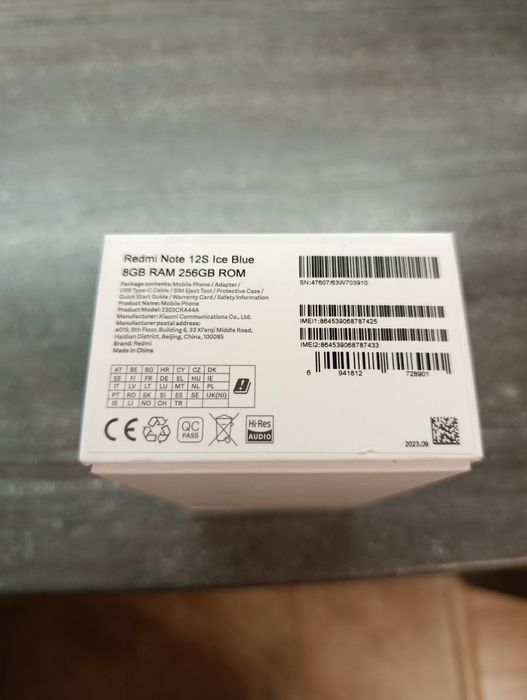 Xiaomi Redmi Note 12 S/256GB