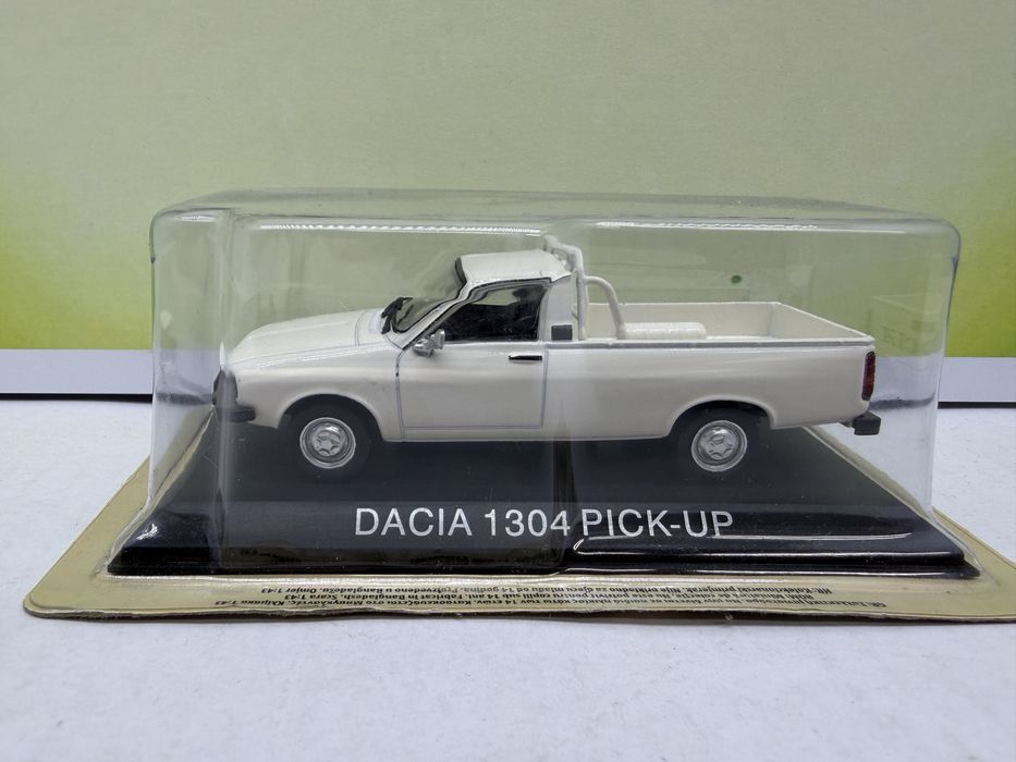 Dacia 1304 Pick-up alb macheta auto scara 1:43 11 cm Deagostini