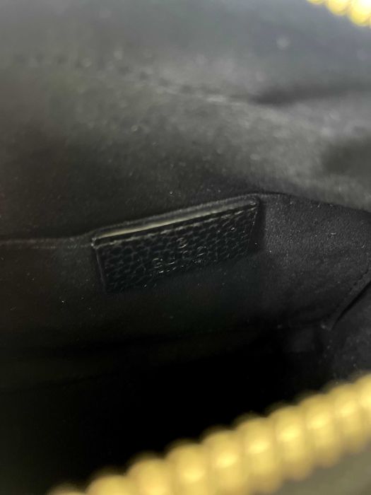 Poseta/Geanta Gucci Black Leather 21x15x6