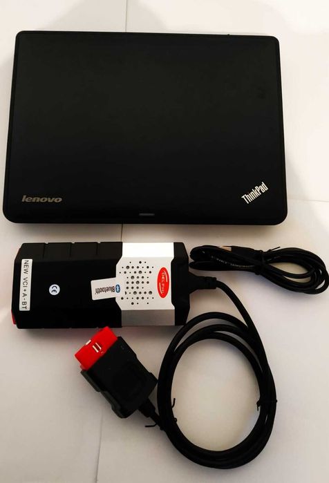 Tester auto Universal Delfi 12/24v + Laptop, Turisme si Camioane Full Activ diagnoza auto in limba romana, totul instalat si functional service auto