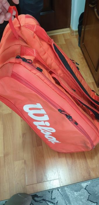 Geanta 15 rachete Wilson Super Tour frigorifica palete tenis camp