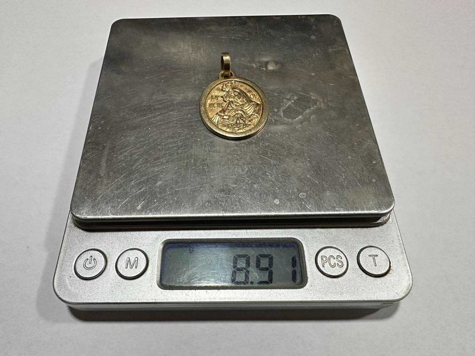 Златна висулка Богородица 14к, 8,91гр