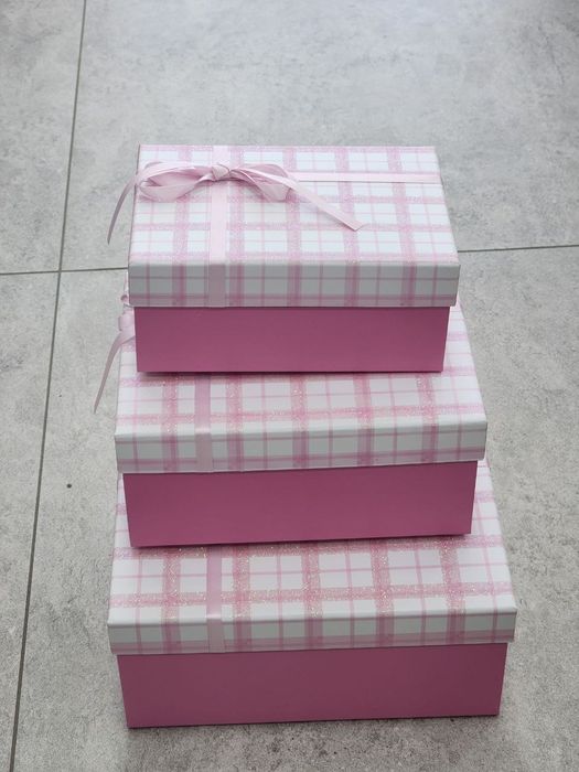 Подарочные коробки из крафта с узором “Wish You”