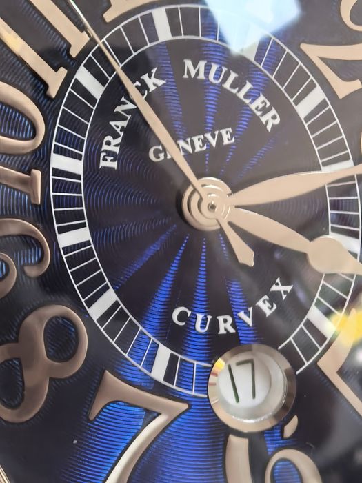 Franck Muller Curvex Blue Concept Diamond Case