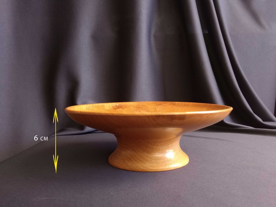 Изящна дървена фруктиера внос от Финландия