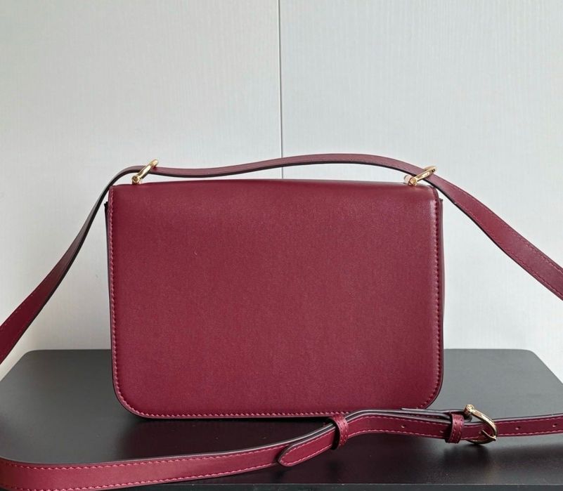 Мини малка червена чанта Gucci
