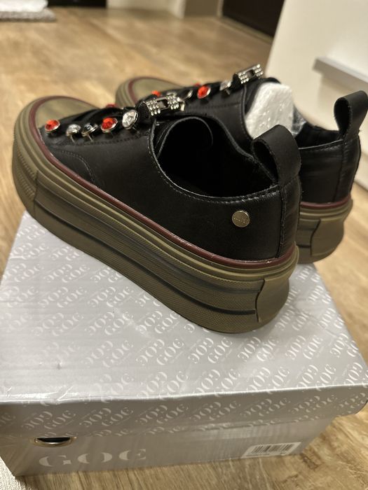 Teniși Piele Naturală Goe