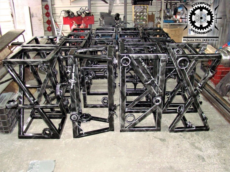 Scaun de bar tip Z STEAMPUNK-produs hand made