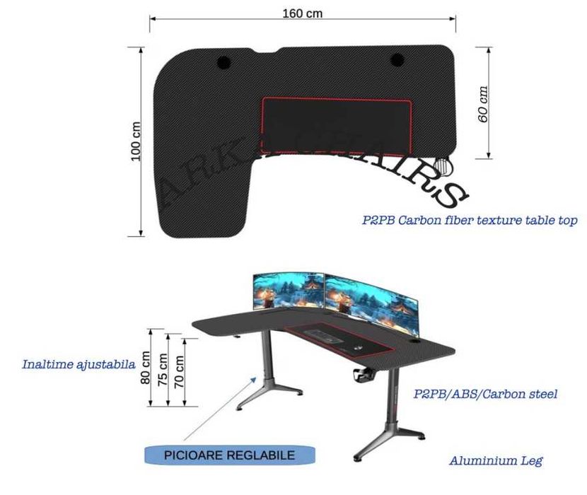 Birou gaming Arka Chairs Evolution Z19