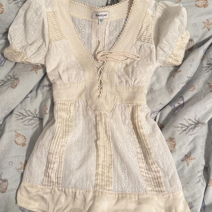 Bebe топ шелковыф