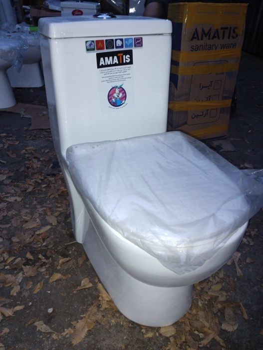 Унитаз моноблок с двойным сливом