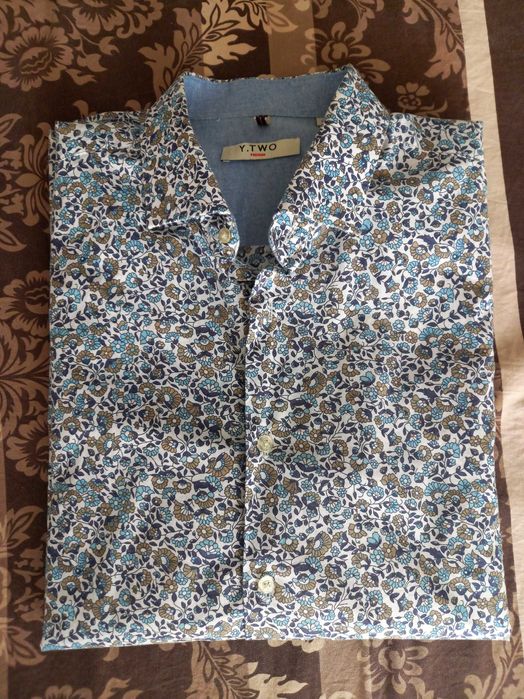 Стилни мъжки ризи |  Slim fit M-размер