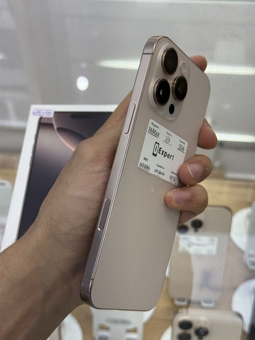 iPhone 16 Pro Max 256gb 91% 3 oy garantiya!