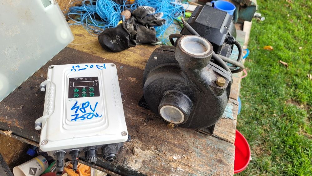 Pompa pompe irigatii aerator panouri foto