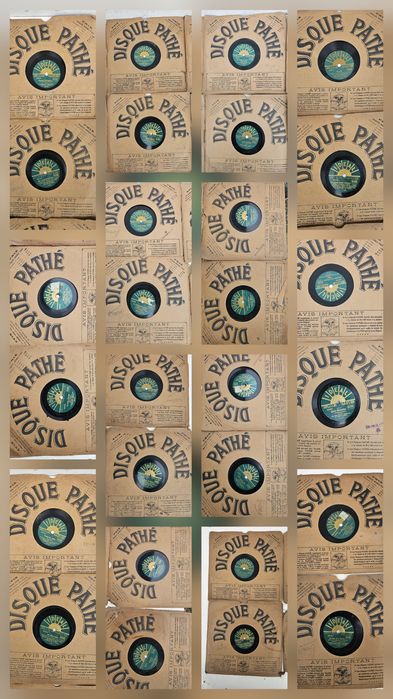 Colecție de peste 60 discuri patefon 78 rpm muzica interbelică, jazz, chanson