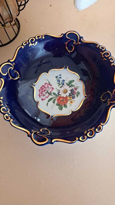 vaza, fructiera , platou cobalt