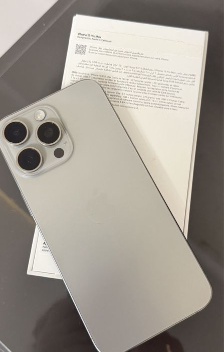 Iphone 15 pro max 256g