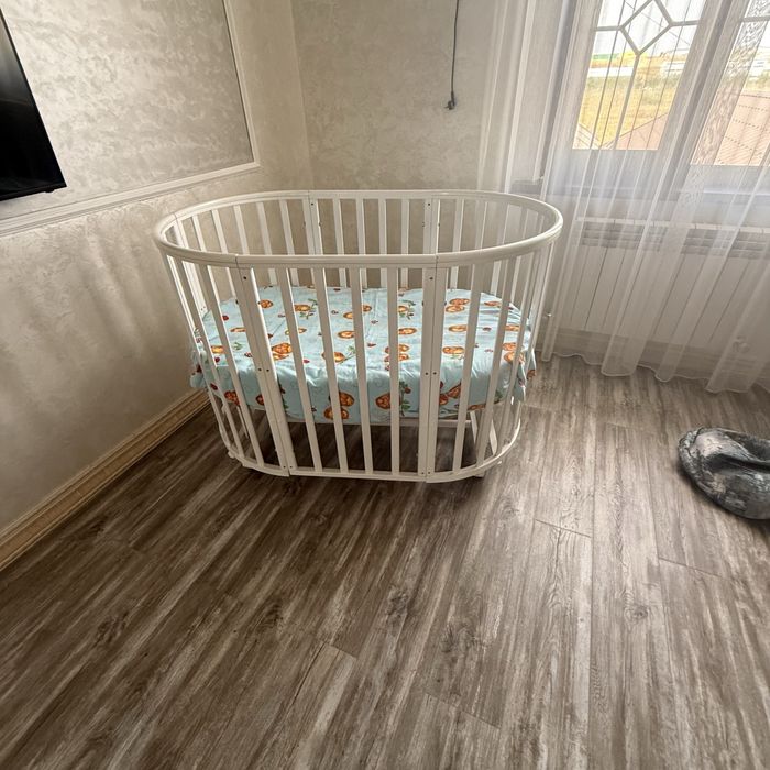 Манеж детский белый