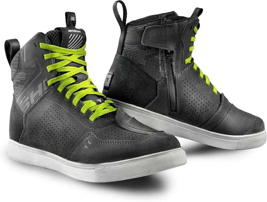 Дамски мото кецове обувки ботуши SHIMA REBEL 2.0 VENTED LADY GRAY