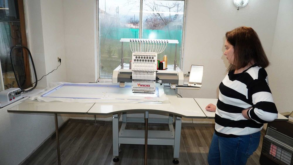 Бродировъчна машина Едноглава 1250 Х 550 Нов модел