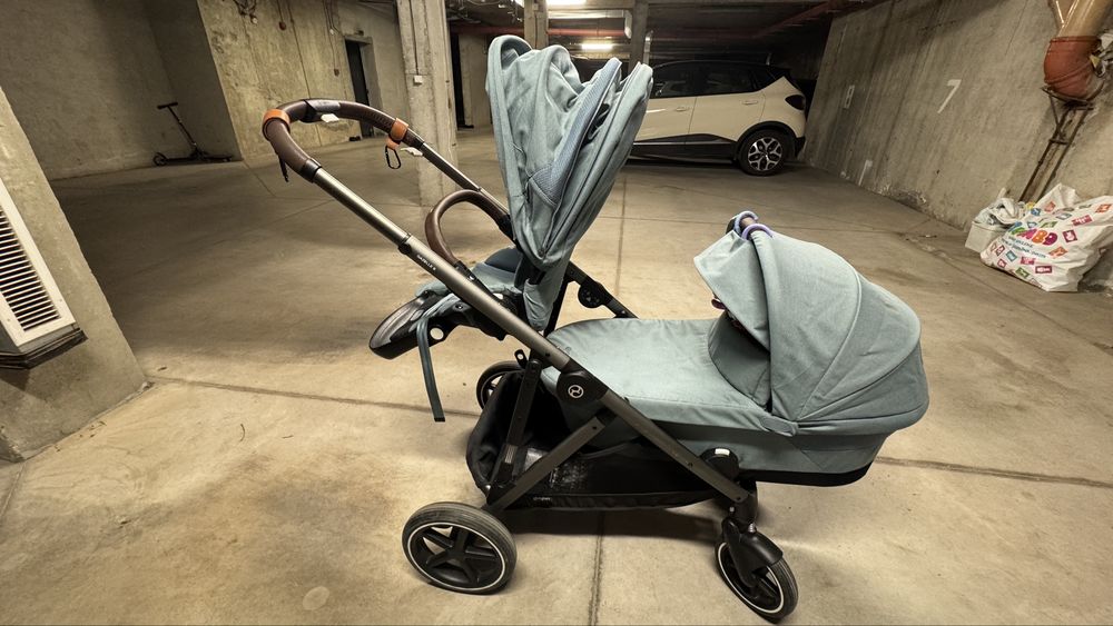 Cybex gazelle s количка за породени и car seat Cybex cloud z