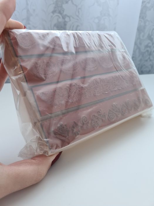 Комплект 4 бордюрни дървени печати