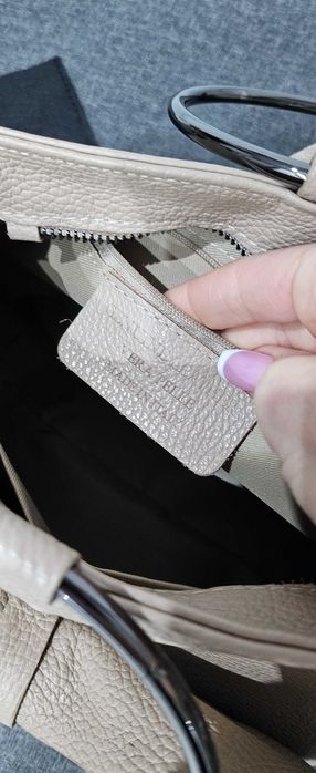 Чанта Vera, естествена кожа, нова, 100 лв.