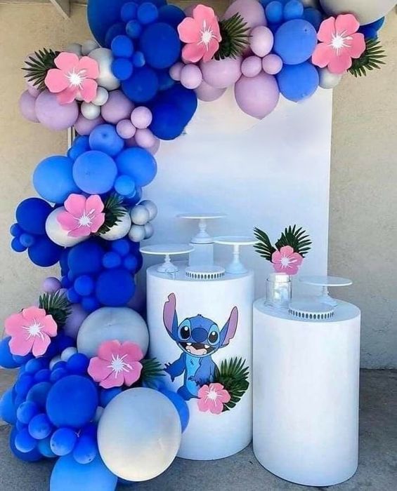 Арка с балони за рожден ден, кръщене, погача, украса