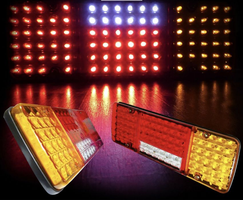 LED стопове мигач задна светлина 12V за камион бус ТИР ремарке