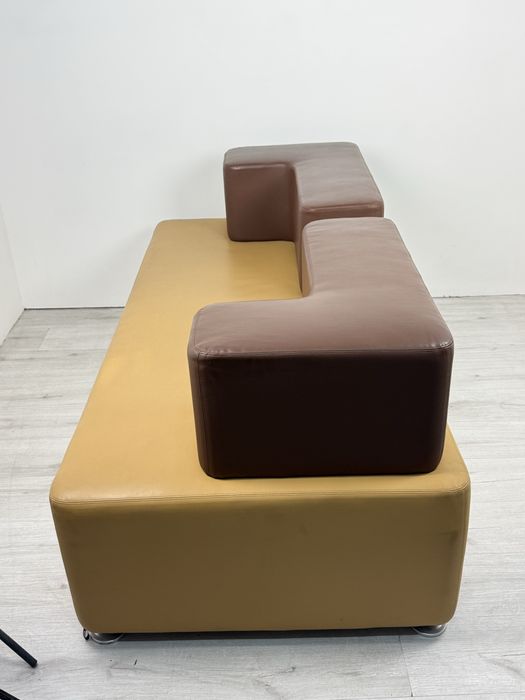 Steelcase немски офис диван с естествена кожа