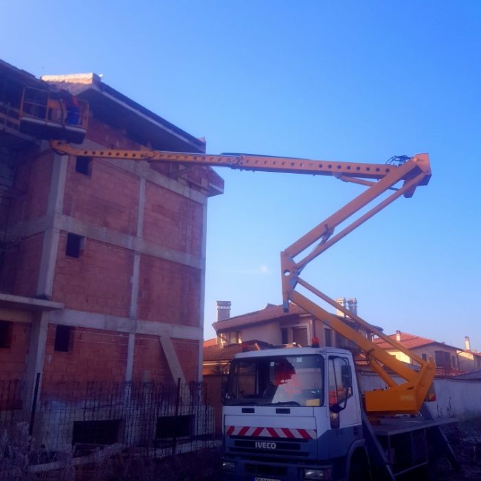 Автовишка 25 метра под наем за Пловдив и региона вишка АЛЕГРЕТРАНС