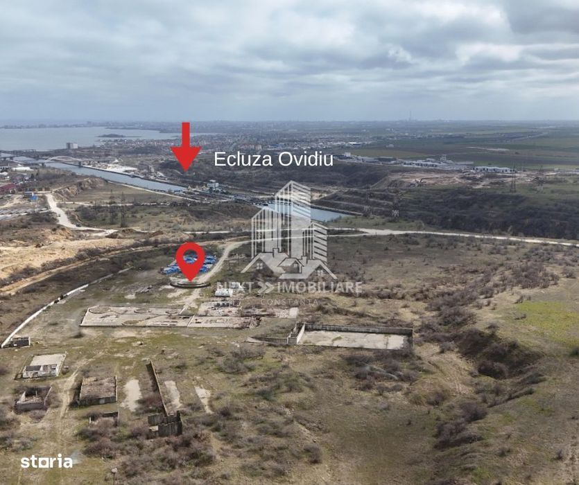 Teren intravilan 59.072 mp – zonă industrială Ovidiu,