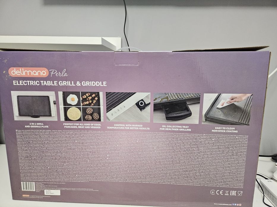 Gratar electrico Delimano Perla sigilat