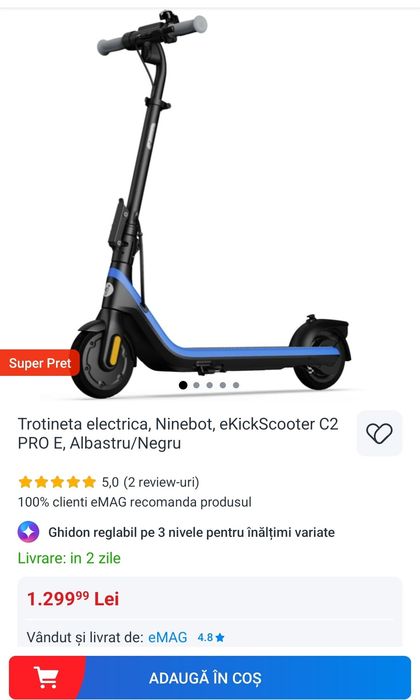 Trotineta second hand Segwaiy Ninebot