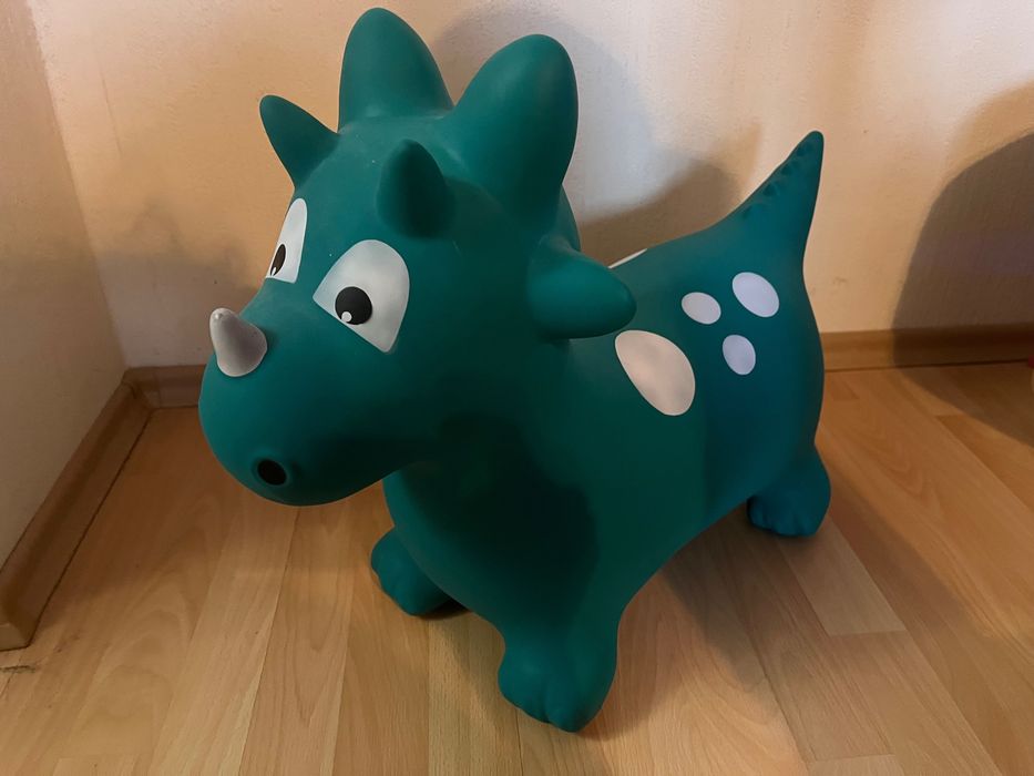 Гумена играчка за скачане - динозавър