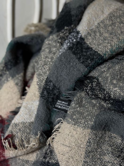 Палантин шарф из шерсти