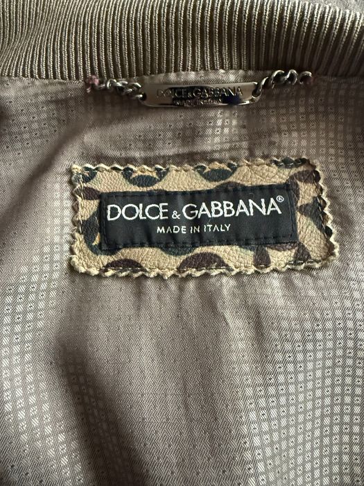 Dolce & Gabbana кожено яке, естествена кожа, Made in Italy, размер 50