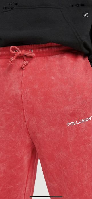 Pantaloni jogger Collusion Asos 100% bumbac marimea L